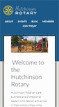 Mobile Screenshot of hutchinsonrotary.org